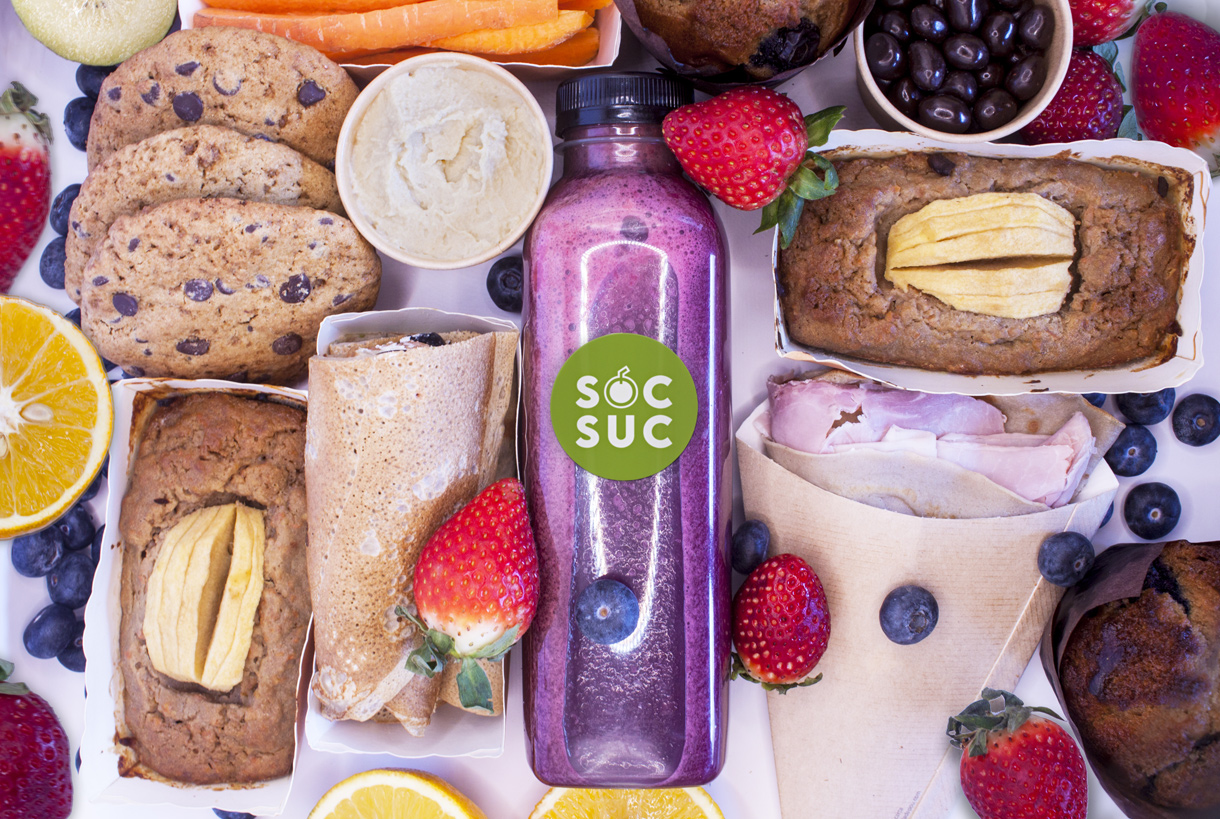 SÓCSUC - Jus et smoothies naturels de fruits et légumes à emporter